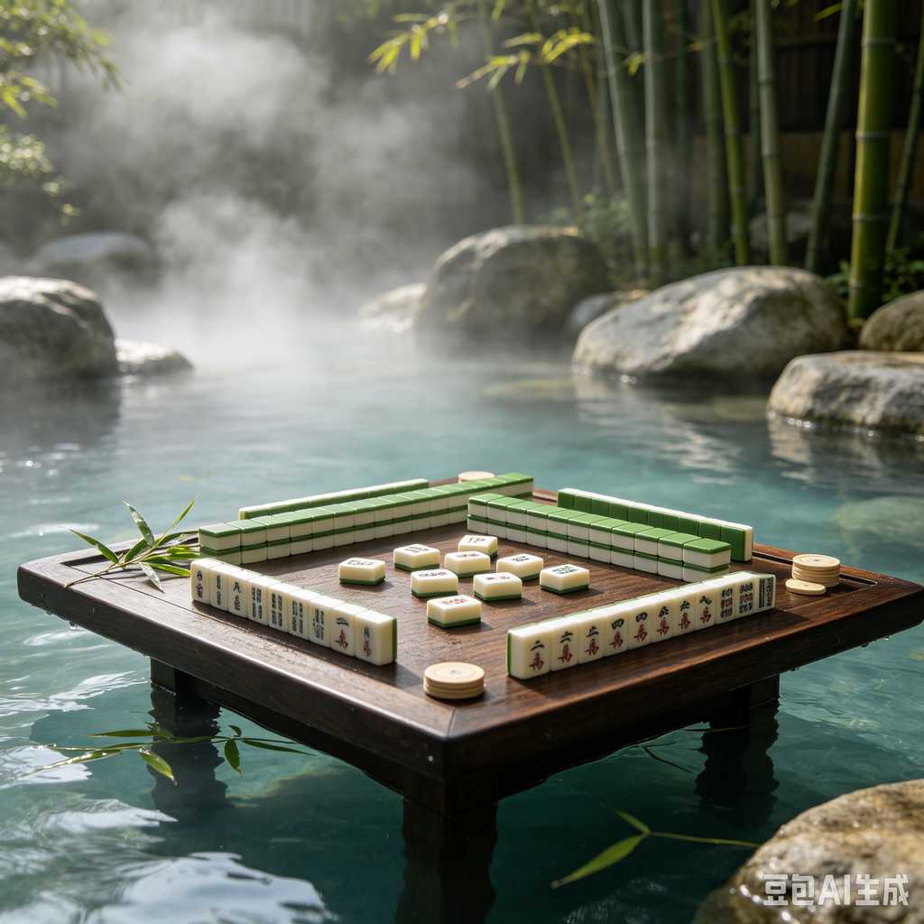 transparent mini mahjong set