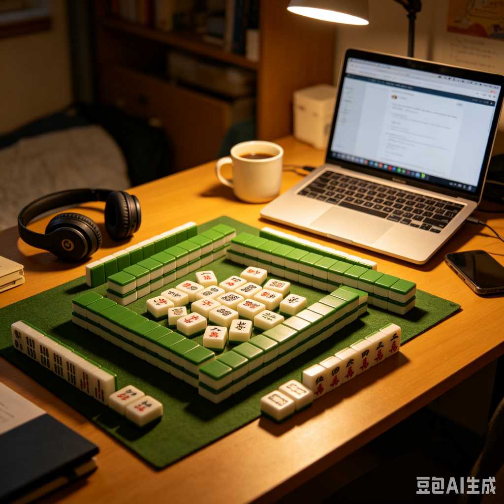 gradient color mahjong tiles