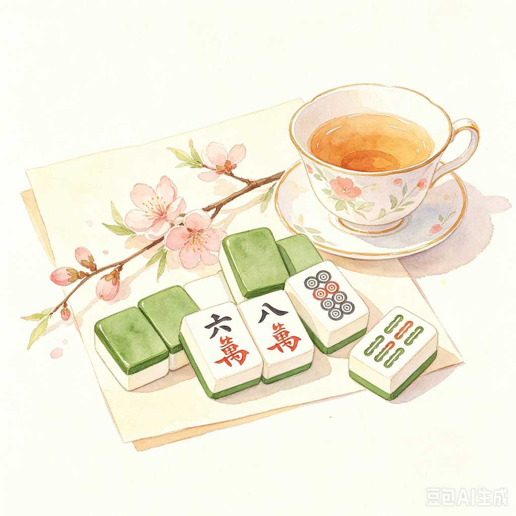 premium engraved mahjong set