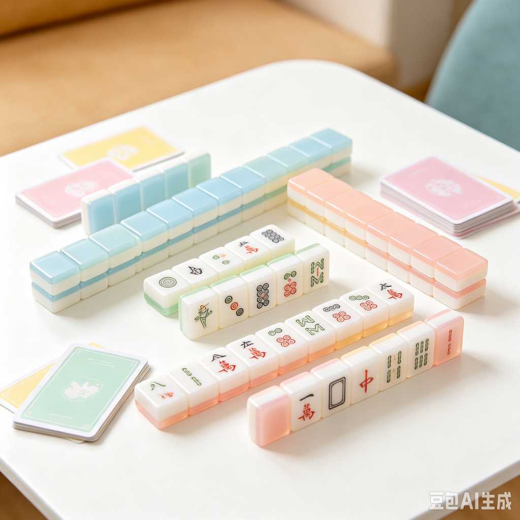 modern oriental mahjong set