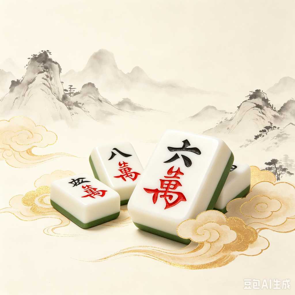 dual color mahjong tiles