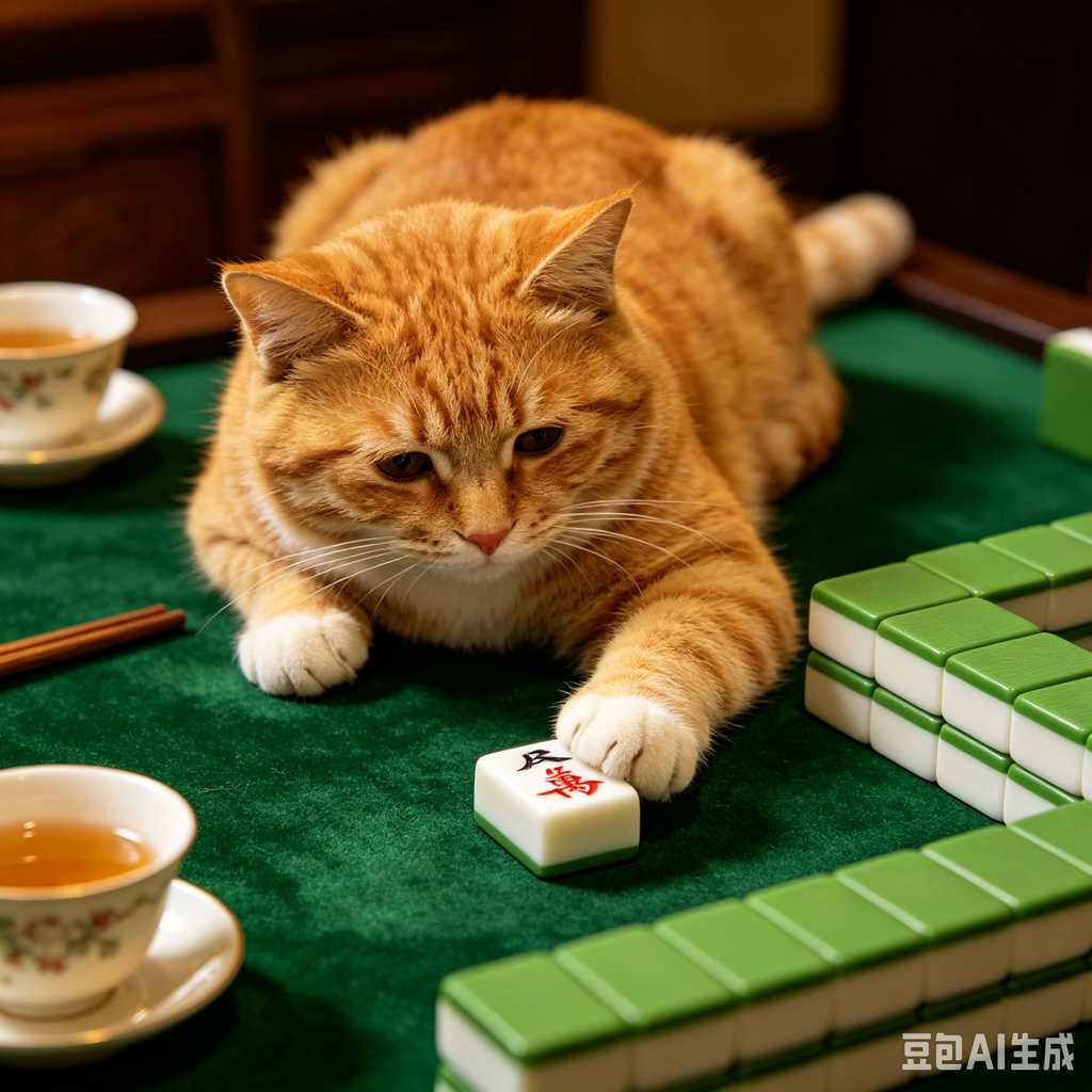 vintage style mahjong set